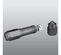 LED-Taschenlampe mit Gurtschneider und Glasbrecher