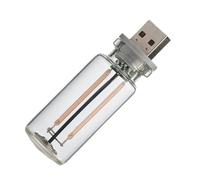 LED Touch Control Retro Nightlight - Glass Bedside Lamp | Touch-sensitive Ambient, Multi-functional Decorative Ambient Light, Dimmable No Glare Warm Lighting Lamp For Bedroom Home Office R