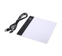 LED Tracing Light Box Board A5 Art Drawing Copy Pad Table USB Cable Stepless Brightness Adjustable Ultra Thin Portable Design for Animation Tattoo Tracing Craft Projects Acrylic