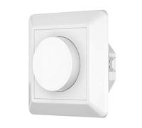 LED TRADING ZigBee Variateur d'intensité rotatif 3.0 1 canal pour 230 V max. 200 W LED avec connexion à bouton-poussoir Commande de coupure de phase pour lampes, transformateurs et luminaires à
