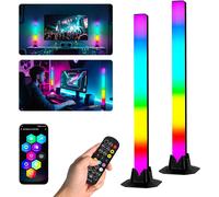 LED TV Lamp,LED Gaming Smart Lamp,RGBIC with Multiple Lighting Effects,Light Bars with Scene Modes and Music Modes,Decorative for Gaming,TV,Room,Photos,PC (42 cm)