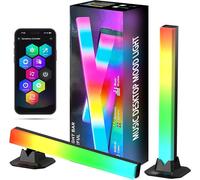 LED TV Light,Gaming Smart LED RGB Bars with Scene Modes,Music Sync Modes,Light Connected with App & Remote Control,32 cm