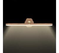 LED Under Cabinet Lighting - Wireless Magnetic Vanity Lights, Rechargeable LED Strip with Dimmable Brightness, Aluminum Alloy Home Lighting , Closet Nook Workshop Reading Light for Organization