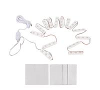 LED Vanity Mirror Light Light White Light Light USB Vanité Dimmable Makeup Light Salle de Bain (14 Cordes)