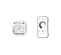 LED variateur 220 V 110 V AC Triac variateur bouton interrupteur sans fil 2.4G télécommande commande vocale fr lumière LED(S1B(WT) and R6)
