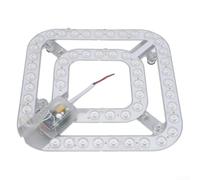 LED Ventilateur de plafond Panneau lumineux de rechange 3 températures de couleur 24 W 2100 lm Sans scintillement Aluminium PC Magnétique pour luminaires encastrables, lustres, appliques murales Blanc