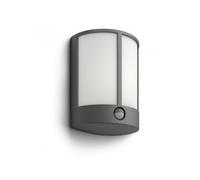 Philips Mylighting, applique murale extérieure LED STOCK avec détecteur de mouvement infrarouge, 1x6W, blanc chaud 2700K - Anthracite