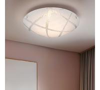 LED Verre Plafonniers Opale Givré Clients Chambre Éclairage Chrome Lampe Couloir