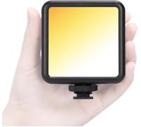 LED Video Light for Camera - Mini Camera Light Portable Two-Tone on Video Camera Dimmable 2500-7000K 1800mAh Rechargeable Vlogging Lamp with 3 Cold Lights LPL-01