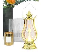 LED Vintage Kerosene Lamp | Portable Hangable,Outdoor Electric Candle Lantern | for Home Bedroom Dining Room Table Centerpiece Holiday Wedding Patio Camping Tent