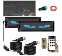 LED Voiture Écran Lumineux Flexible - Panneau Afficheur RGB Programmable 5V/10W, IP66 Étanche, Contrôle Intelligent APP