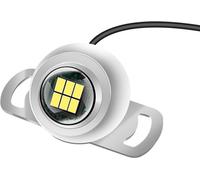 LED voiture Ultra-Bright electric eye reversing light outdoor bulb modified Universal Auxiliary light, style : Long Bright After 3 Flash Silver Shell