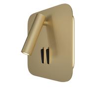 LED Wandleuchte Aluminium Interrupteur Or H:13 CM 3000 K Applique Murale Direct