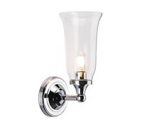 LED Wandleuchte en Laiton Verre en Chrome IP44 Inoxydable Art Nouveau Bain Lampe