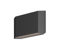 LED Wandleuchte Extérieur Haut Bas B : 20,5 CM Aluminium Gris 3000 K IP54 Lampe