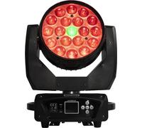 LED Wash Moving Head Light, 19x15W RGBW, 24/16 canaux DMX, 1 seule pièce, Eu Stecker