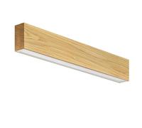 LED Wood Applique Murale Intérieure Bois Chêne Fait Main - Luminaire Salle de Bain Miroir - Lampe Murale pour Tableaux et Vitrines - Luminaires Intérieur 36W 2500 lm Lumière Blanc Chaud 3000 K