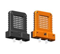 LED Work Light, 21V High Brightness Power Tool Battery Lamp, Adjustable Plug In Portable, Durable Shockproof Design with Wide Angle Illumination, Black 1 Pack, for Mechanic Shops, 2.78x0.83x3.35inch,