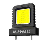 LED Work Light, Power Tool Battery Lamp, 2.78x0.83x3.35 inches, 21V High Brightness Fixture, Adjustable Angle Plug-In Design, Portable Illumination Source, for Garage Mechanic Shop Warehouse