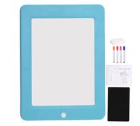 LED Writing Board, Transparent Educational Message Display, 9.25x7.28x0.31 Inches, Bright Color Drawing Sign for Kids, Learning Presentations, Classroom Notes, Home Study and Fun