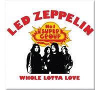 Led Zeppelin - Aimant pour réfrigérateur "Whole Lotta Love" RO9547 (Taille unique) (Blanc/Rouge)