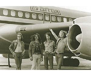 Led Zeppelin Airplane stairway to heaven officiel Textile Affiche 75cm x 110cm
