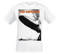 Led Zeppelin I Fvii - T-Shirt - Manches Courtes - Homme - Blanc - Small (Taille Fabricant: Small)