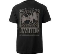 Led Zeppelin - "Madison Square Garden 1975" T-shirt Homme/Femme Unie PH1424 (S) (Noir)