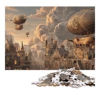 LED Zeppelin Puzzles en Bois 1000 Pièces Adultes Jeux Éducatifs Cadeaux d'anniversaire pour Décoration Jeu De Défi Familial Relaxation Et Sagesse 1000pcs (75x50cm)