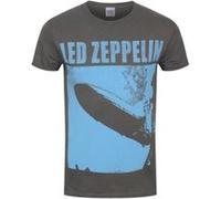 Led Zeppelin T-Shirt Blue Cover Homme Gris - Taille S Gris G