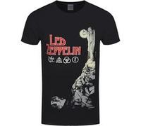 Led Zeppelin T-Shirt Hermit Homme Noir Noir G