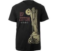 Led Zeppelin Men's Hermit T-Shirt Black S Black (Black Black)