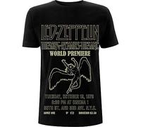 Led Zeppelin - T-Shirt # M Unisex Black # Tsrts World Premier [Import]
