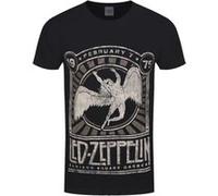 Led Zeppelin T-Shirt Madison Square Garden 1975 Homme Noir Noir G