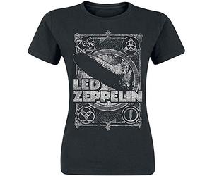 Led Zeppelin - T-Shirt # S Ladies Black # Vintage Print Lz1