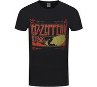 Rock Off Trade T-shirt Homme Led Zeppelin Zeppelin & Smoke Manches courtes Noir L 100% coton