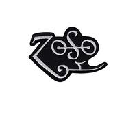 Led Zeppelin Zoso Silver Écusson Patch en fer brodé sur accessoire