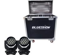 LED Zoom Wash Flight Case, éclairage de scène DMX, utilisation professionnelle