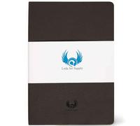Leda Art Supply - Carnet de croquis - grande qualité/taille moyenne (14 x 21 cm) - 160 pages/résistant aux déchirures/encre ne traverse pas