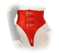 Ledapol - Cuir Taille Gaine-Culotte Ouvert avec Boucle En Divers Couleurs