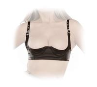 Ledapol - Cuir Véritable Soutien-Gorge Ouvert En Divers Couleurs