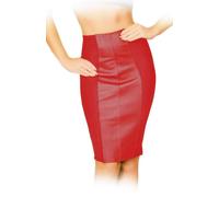 Ledapol - Extravagant Noble Genou-Longueur Jupe en Cuir Ouvert Divers Couleurs
