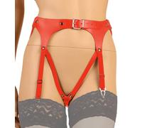 Ledapol Harnais En Cuir Véritable à Bretelles Pofrei, Slip Haut