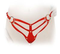 Ledapol - Harness Cuir Véritable Sangles String En Divers Couleurs