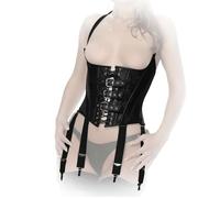 Ledapol - Vraie Cuir Sous-Buste Bretelles-Corset En Différentes Couleurs