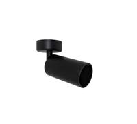 LEDart Spot GU10 avec filtre anti-éblouissement, orientable et inclinable projecteur pour plafond et mural à fixer sur tout support (Noir)