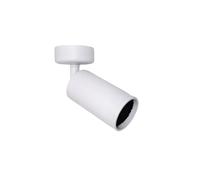 LEDart Spot GU10 avec filtre anti-éblouissement, orientable et inclinable projecteur pour plafond et mural à fixer sur tout support (Blanc)