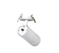 LEDart spot zoomable à encastrer ILYAS 32W dimmable sur spot & angle focus ajustable 15°-60° Ra90 éclairage tableaux et effet lumineux (Blanc)