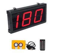 Ledbrigym Compteur de tours numérique de 10,2 cm vers le haut avec boîtier de commutation à distance Rouge Track Shop School Factory Sports Production Line