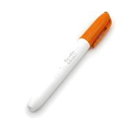 Leddy Living Marqueur pour tissus, pointe 2-3 mm, couleurs indélébles, lavables à 30 °C, non toxiques, pour T-shirts, sacs, chaussures, coton, papier, toile (orange)